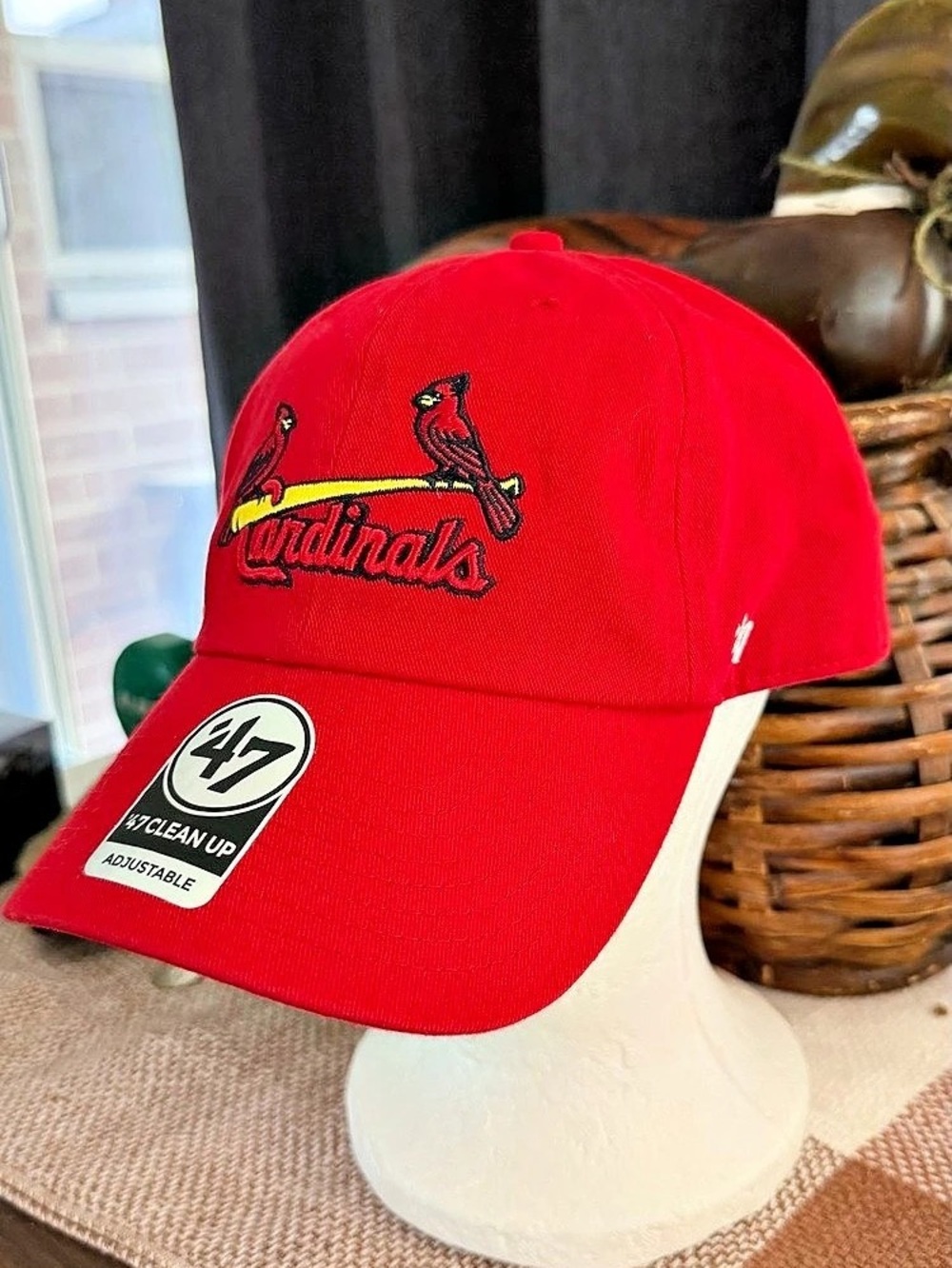 47 Brand Clean Up Cap St. Louis Cardinals Red Cap NWT